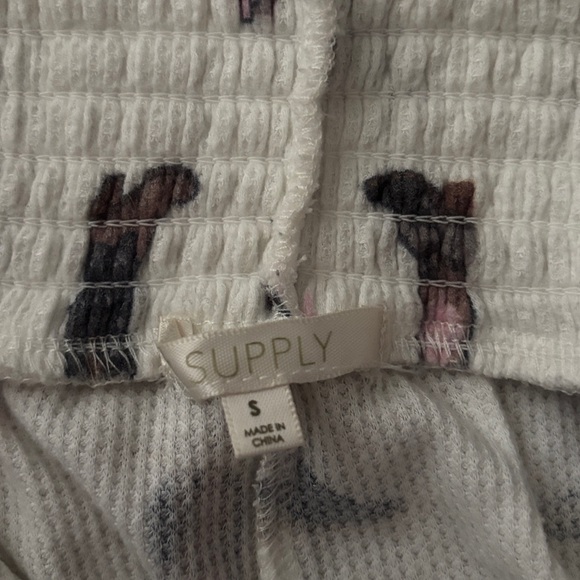 Z Supply Off-White Cowboy Boot Print Pajama Set - Picture 6 of 7